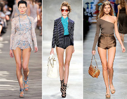 Gambe nudissime e hot-pants per il 2012