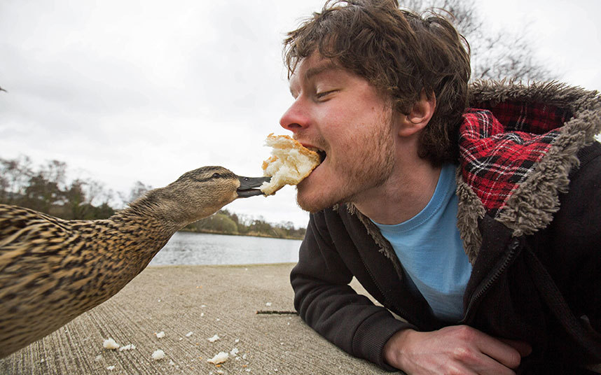 Selfie, la nuova tendenza: Dixon insegna a posare con gli animali