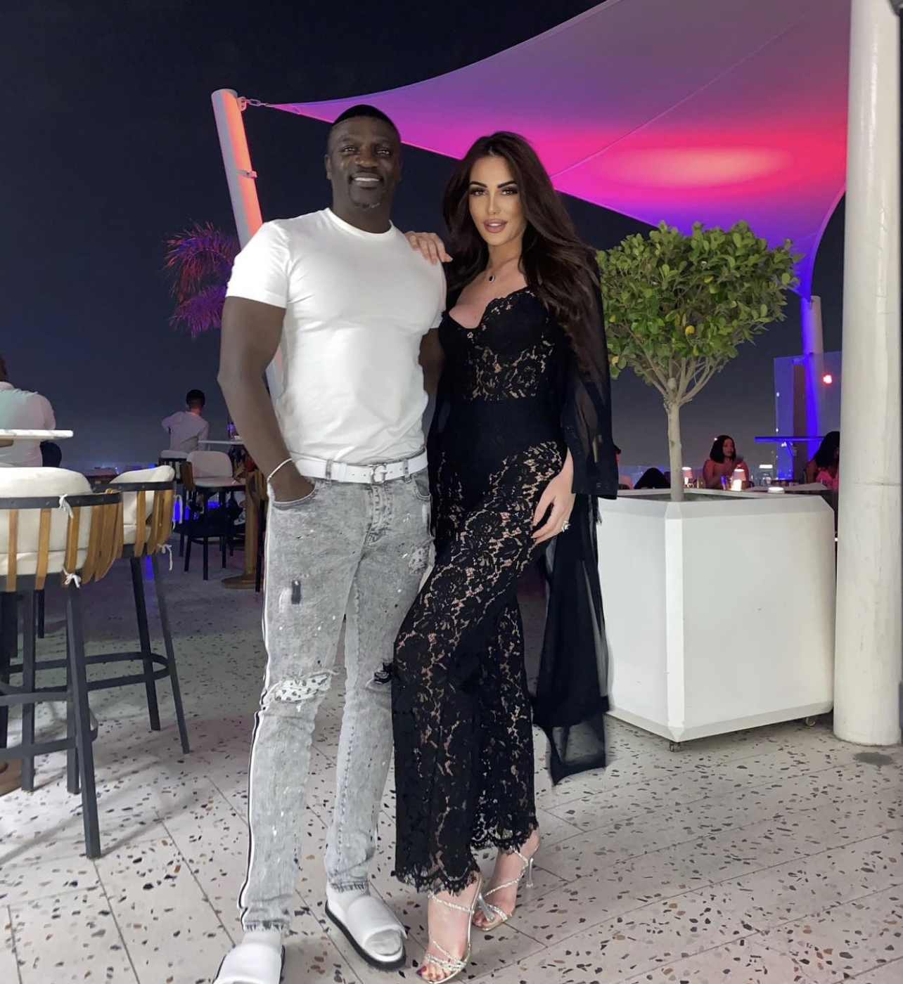 Akon e Maria Bove insieme a Dubai