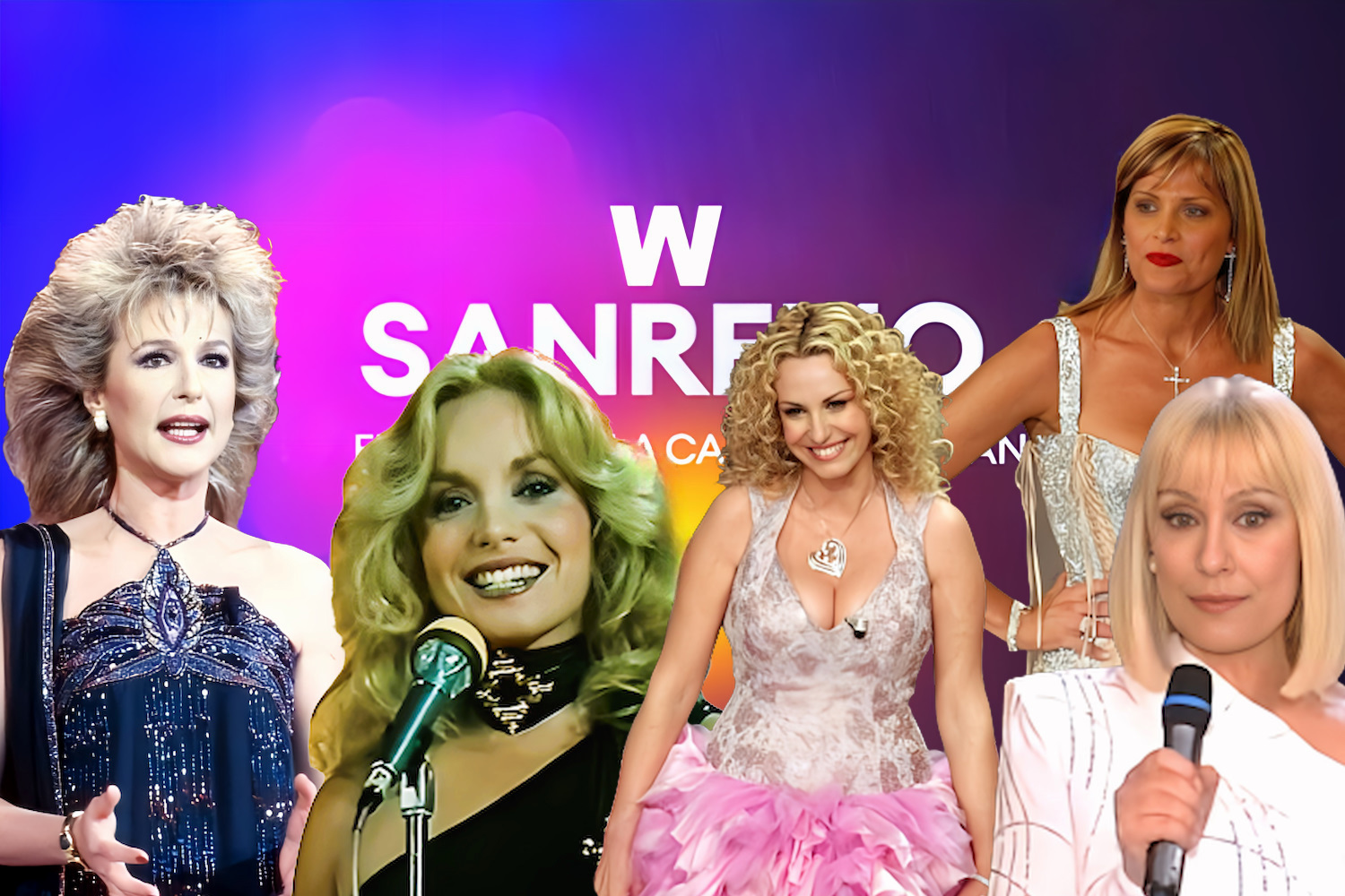 CINQUE LE DONNE DEI NOSTRI SANREMO