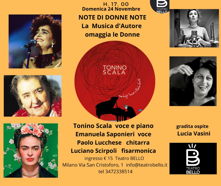 NOTE DI DONNE NOTE  LA MUSICA D’AUTORE OMAGGIA LE DONNE