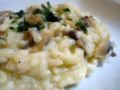 Un primo per la domenica: risotto cremoso con funghi e mascarpone