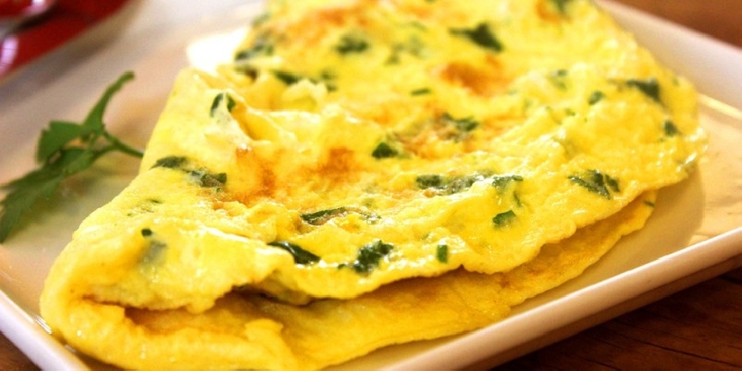 Omelette di verdure per perdere peso