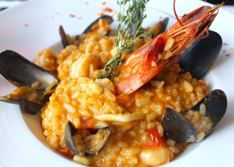 Risotto alla pescatore Rosso