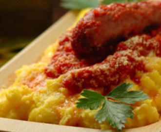 polenta con salsicce