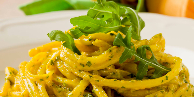 Pasta con la rucola