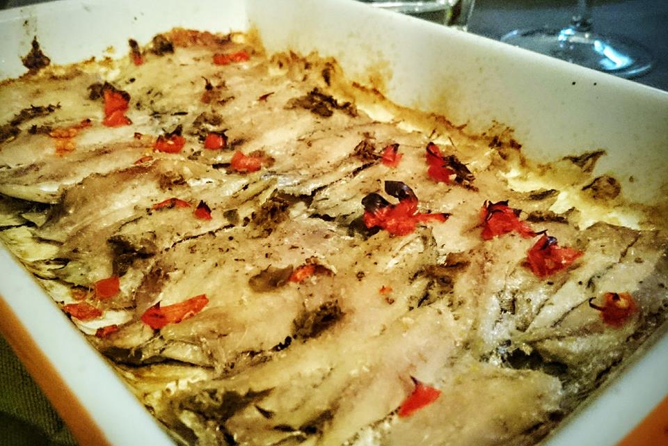 Alici gratinate al forno