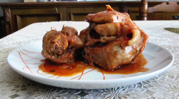 Ossobuco al sugo di pomodoro