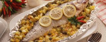 Branzino al cartoccio