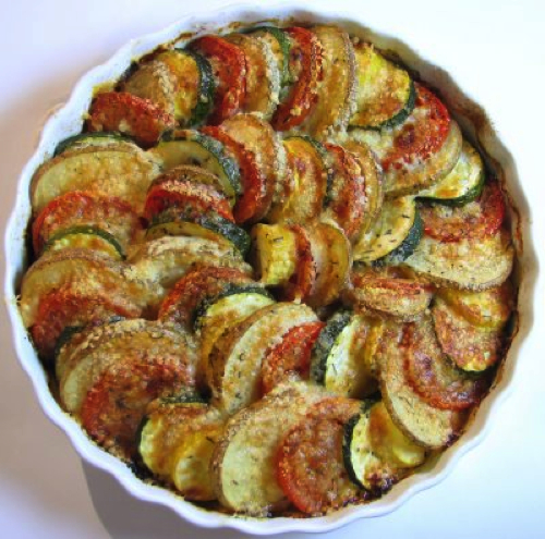 Torta salata di zucchine