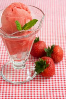 Ricetta del sorbetto alle fragole