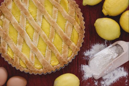 crostata alla crema al limone