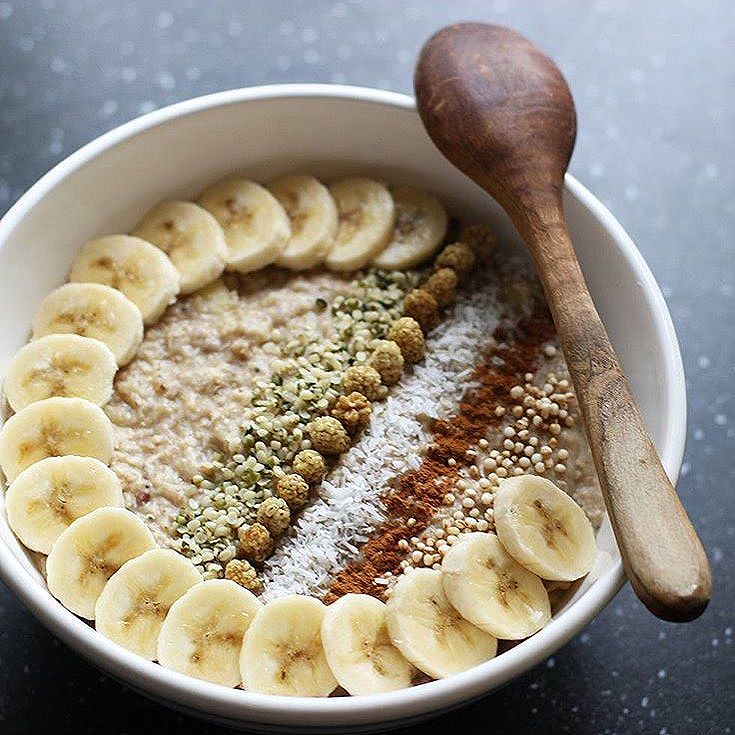 Porridge alla banana e cannella