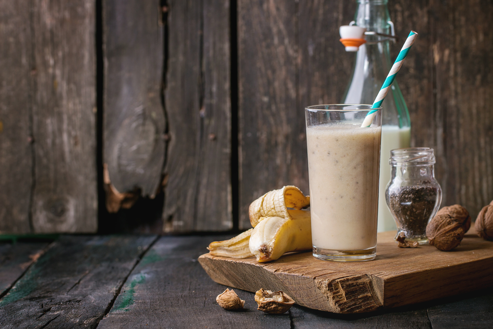 Smoothie alla banana e cannella