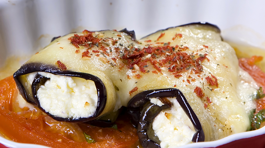 Involtini di melanzane e ricotta