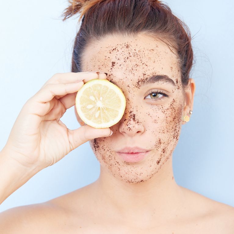 Scrub viso di lavanda e tè verde