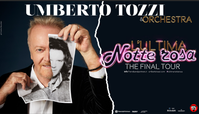 Umberto Tozzi in Tour a Trento, per L'Ultima Notte Rosa