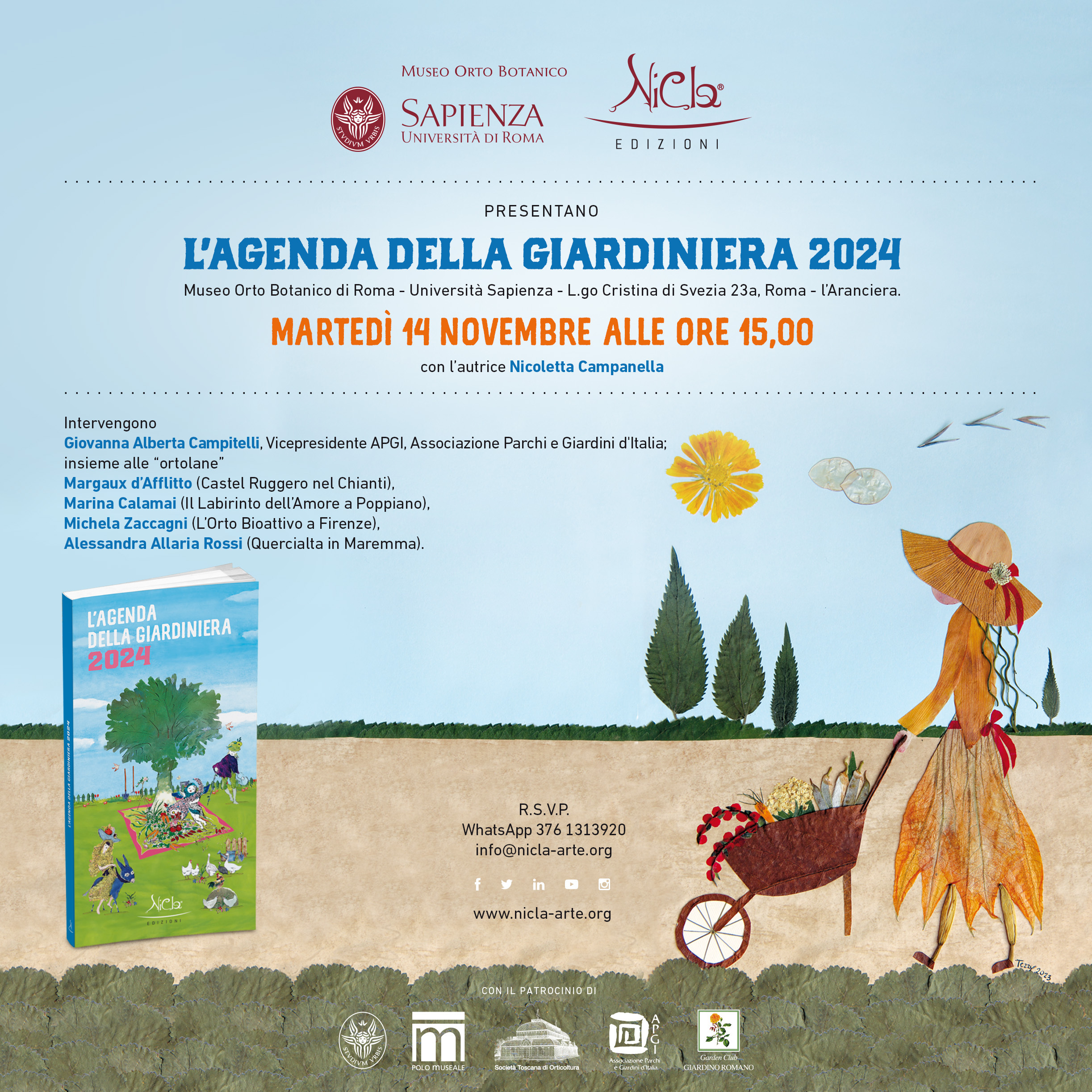 L'AGENDA DELLA GIARDINIERA 2024