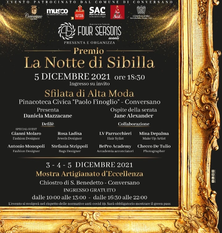 Di scena a Conversano  Il Premio “La Notte Di Sibilla”