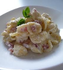 ORECCHIETTE AL PROSCIUTTO E PANCETTA