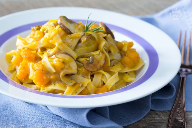 Pappardelle funghi e zuppa