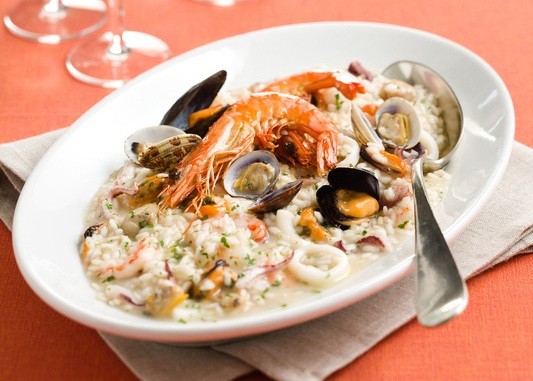 Risotto alla pescatore Bianco