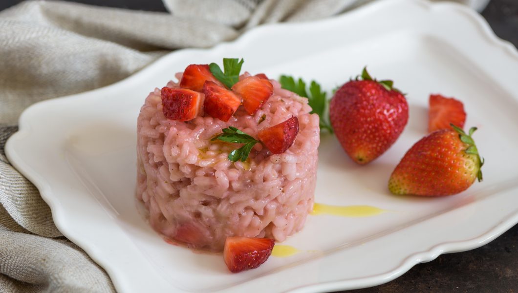 Risotto con le fragole