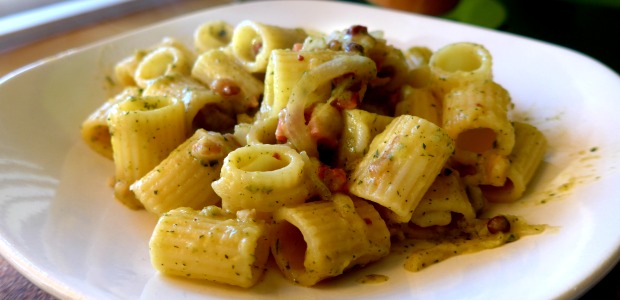 Mezze maniche alla crema di zucchine