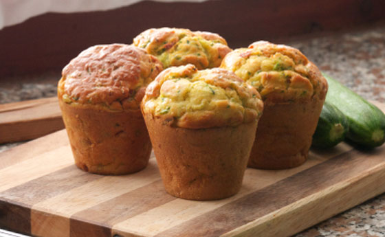 Muffin ricotta e zucchine