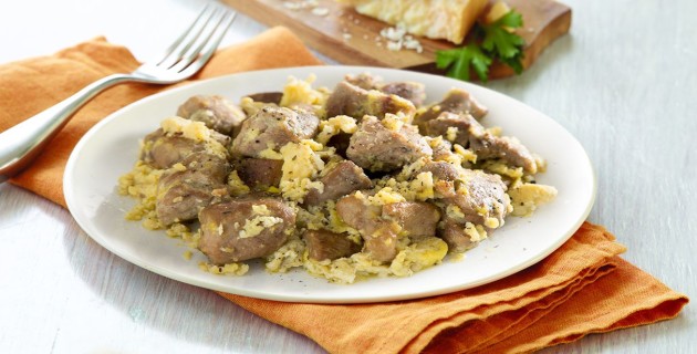 Agnello cacio e ova