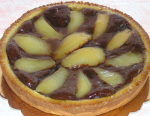 Crostata pere e cioccolato