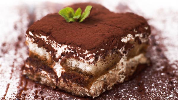 Tiramisù senza caffeina