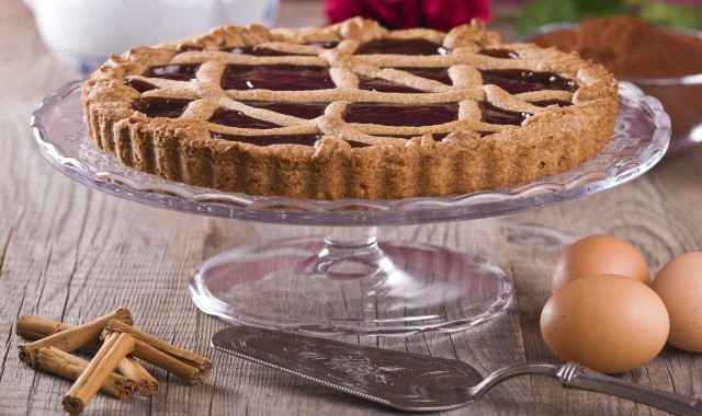 Crostata integrale a marmellata